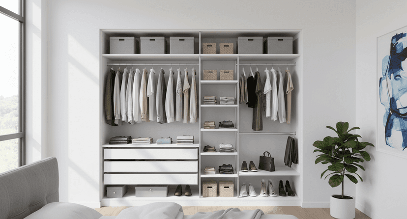 Offene Kleiderschränke einrichten: Inspirationen, Trends und praktische Tipps