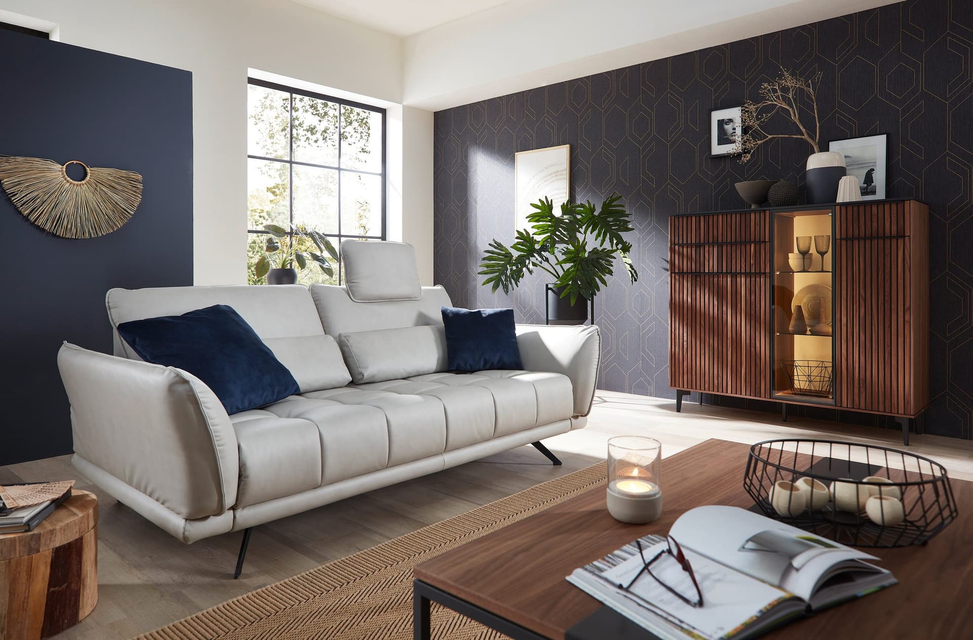 bild von Highboard in Lamellenoptik
