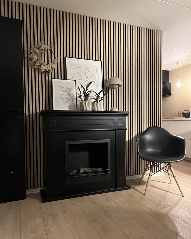 Akustikpaneele in Lamellenoptik – 12 tolle DIY Ideen für ihr Zuhause
