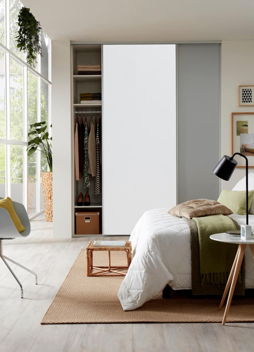 Bild von Holz Schiebetür Füllung auf Maß in 11 Farben