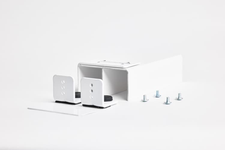 Bild von Seitliche Blende inkl. Stopper weiß matt