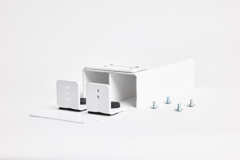 Bild von Seitliche Blende inkl. Stopper weiß matt